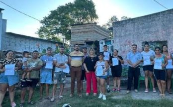 Realizan regularización de documentación para vecinos de los barrios Andresito y Salto Nuevo