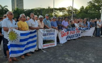 Movimiento Ex Obreros de Salto Grande: convoca para la asamblea pública del día lunes 5 de febrero en plaza Artigas