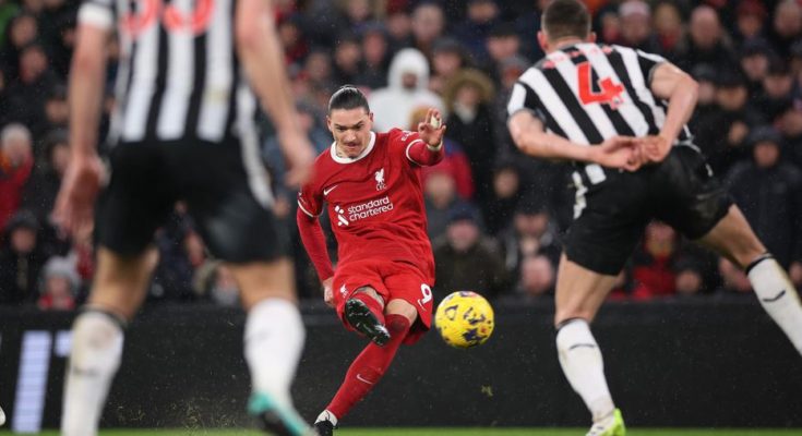 Inglaterra: Darwin Núñez aportó una asistencia en la victoria del Liverpool ante Newcastle