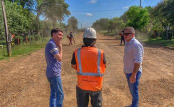 La Intendencia de Salto trabaja en la ciclovía en Colonia Lavalleja