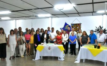 Lima y Furtado acompañaron la presentación de mejoras del Club de Leones Salto Centro