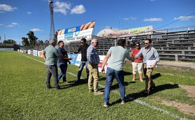 Estadio E. Dickinson: Se inicia la construcción de nuevos vestuarios en la Tribuna Irazoqui