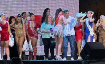 El intendente Lima corona a Ariane Godoy como Figura del Carnaval 2024