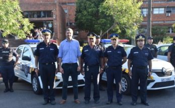 El Ministro del Interior entregó este martes 4 nuevos patrulleros para Salto