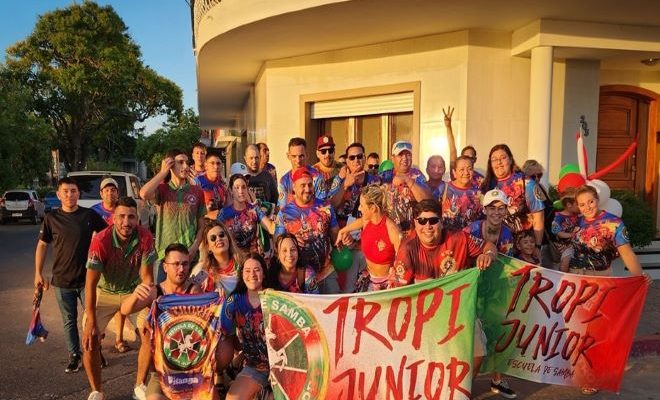 Tropi Junior es la tricampeona del Carnaval Samba de Salto