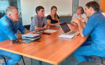 La Intendencia de Salto y el diputado Álvaro Lima se reunieron en Antel