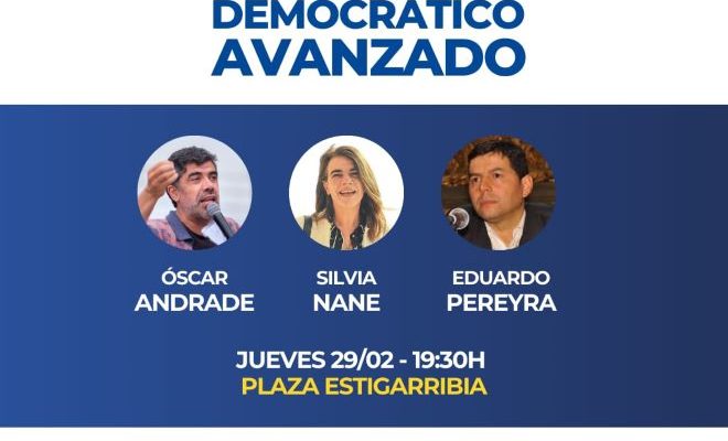 Este jueves se realiza el lanzamiento del Espacio Democrático Avanzado en la Plaza Estigarribia