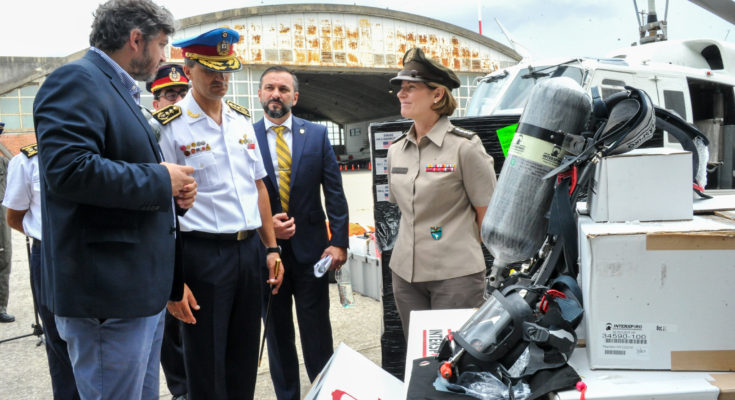 Sistema Nacional de Emergencias recibió donación de equipamiento de Estados Unidos