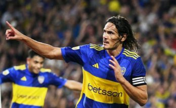 Argentina: Edinson Cavani anotó en el 4-2 de Boca Juniors sobre Racing en La Bombonera