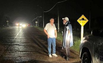 Intendente Andrés Lima recorrió la ciudad tras el temporal del miércoles
