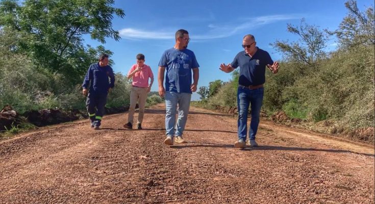 Director de Descentralización, alcalde Souto y diputado Lima recorrieron obras en el Municipio de Villa Constitución