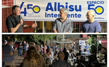 La Lista 450 y Carlos Albisu continúan realizando un intenso trabajo en los barrios de Salto