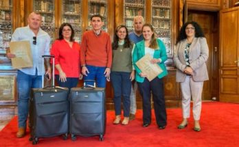 Intendencia de Salto y diputado Lima recibieron la Valija Viajera, que recorrerá las escuelas públicas