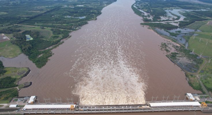 El nivel del lago de Salto Grande continuará aumentando durante los próximos días