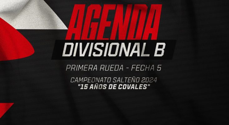 Se fijaron los escenarios para la 5ta. Fecha de la Primera Rueda de la Divisional Primera B