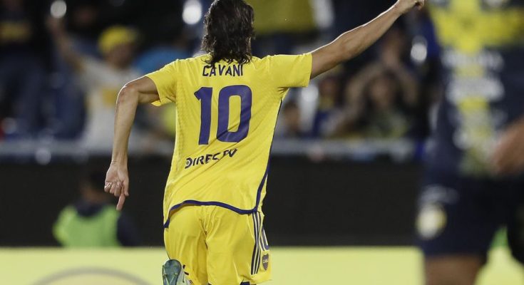 Sudamericana: Edinson Cavani anotó un golazo en la hora para la victoria de Boca Juniors