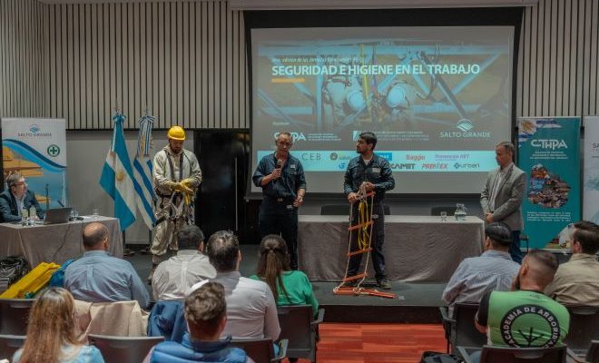 Salto Grande celebró la Tercera Jornada Binacional de Seguridad e Higiene en el Trabajo