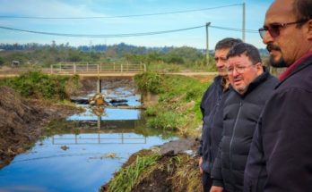 Intendente Andrés Lima: “Se intensifica la limpieza del arroyo Ceibal al sur de la avenida Manuel Oribe”