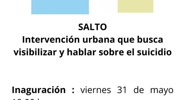 Intervención urbana: “La última foto” aborda la temática del suicidio