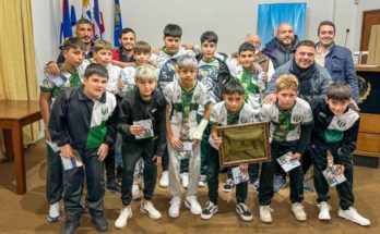 Reconocimiento a la generación 2012 de Salto Nuevo Baby Fútbol