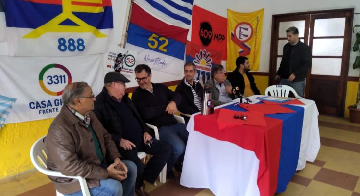 Varias agrupaciones del Frente Amplio se unen bajo el sublema “Con el Frente por la gente” de cara a las elecciones internas