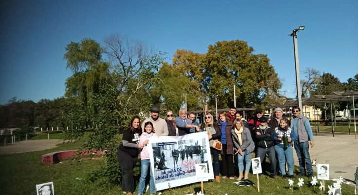 Realizaron intervención en la Plaza Estigarribia: Por Memoria, Verdad y Justicia