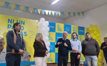 La Lista 40 del Partido Nacional que lidera Lucía Minutti inauguró su local con gran acto