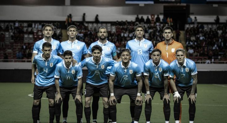 Amistoso: la selección uruguaya del medio local empató sin goles ante Costa Rica