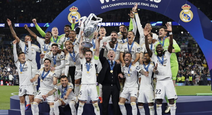 Champions: Real Madrid, con Valverde, venció 2-0 a Borussia Dortmund y se consagró campeón