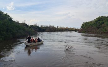 Búsqueda de persona desaparecida en el río Arapey