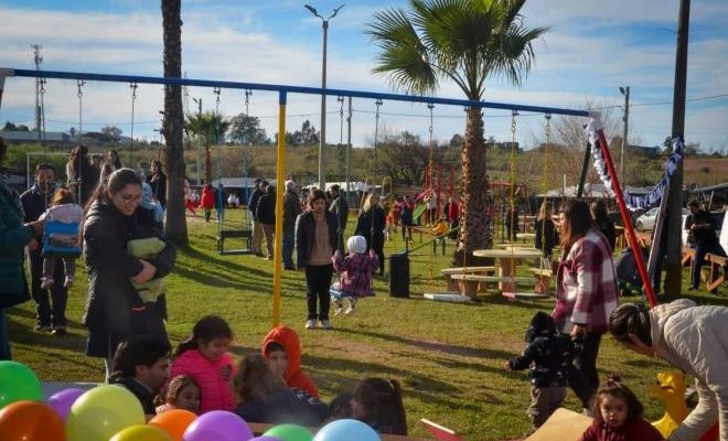 Presentación de mejoras en la Plaza “Nuestro Sueño” en barrio La Amarilla