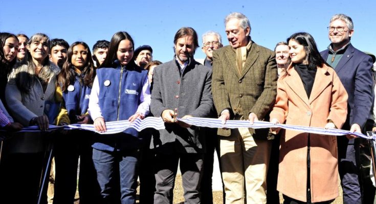 Lacalle Pou participó en inauguración de anexo de escuela agraria en Rincón de Valentín