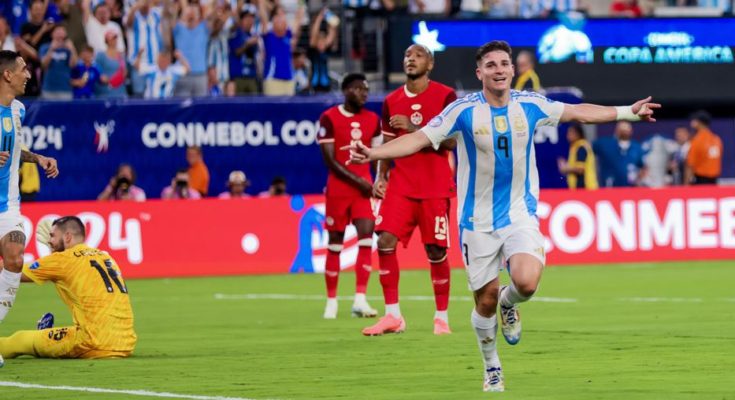 Copa América: Argentina venció 2-0 a Canadá en New Jersey y se metió en una nueva final