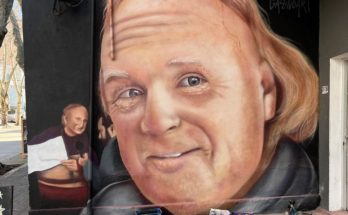El Colorado de Omar fue pintado por José Gallino en nuevo mural en Montevideo; mirá dónde