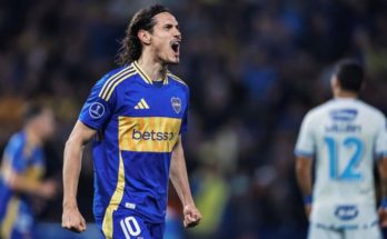 Sudamericana: Edinson Cavani, que sigue en racha, le dio el triunfo a Boca sobre Cruzeiro