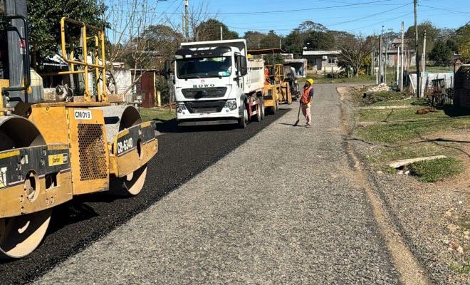 Andrés Lima: “Avanza el Plan de Mejoramiento Vial Urbano en la zona sur de la ciudad”