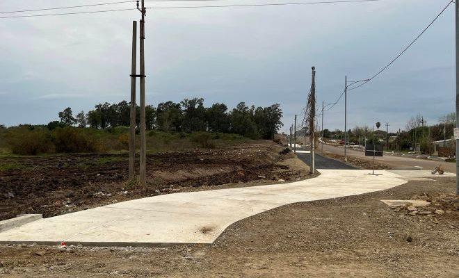 El intendente Lima destaca los avances en las obras de remodelación de la Av. Ramón J. Vinci