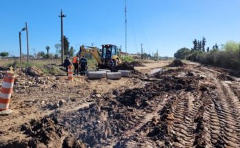 Andrés Lima: “Avanzan las obras de saneamiento en barrio Goslino con apoyo de la Intendencia de Salto”