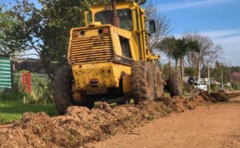 Intendente Lima informó sobre el avance de las obras en las calles internas de Colonia 18 de Julio