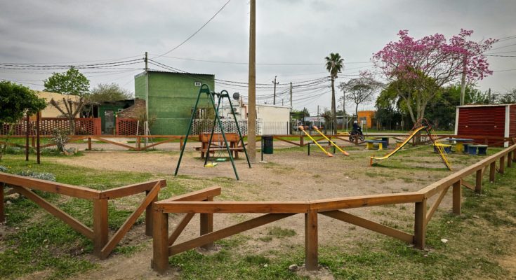 Intendente Lima y Mario Furtado destacan nuevo espacio de recreación y deporte en Ceibal Sur