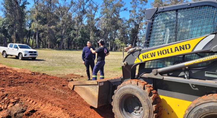 Andrés Lima destacó el trabajo de Servicios Públicos en el mantenimiento del Parque Solari