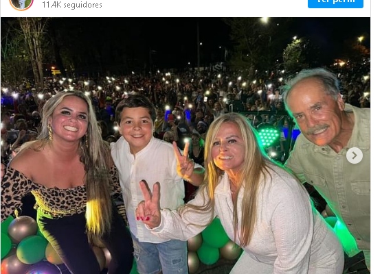 Música en vivo, torta y una fiesta popular: así festejó sus 40 años Valentina Dos Santos