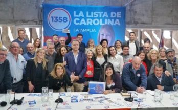 Marazzano participó en el acto de lanzamiento de la lista 1358 en La Huella de Seregni