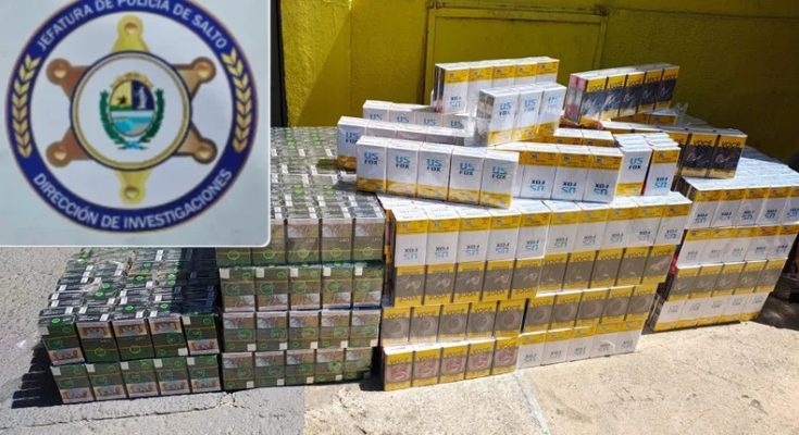 Salto: incautaron cigarrillos de contrabando que ingresaban al país mediante encomiendas