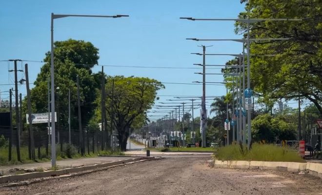 Lima visitó las obras en la Av. Ramón J. Vinci donde en pocos días se colocará la carpeta asfáltica