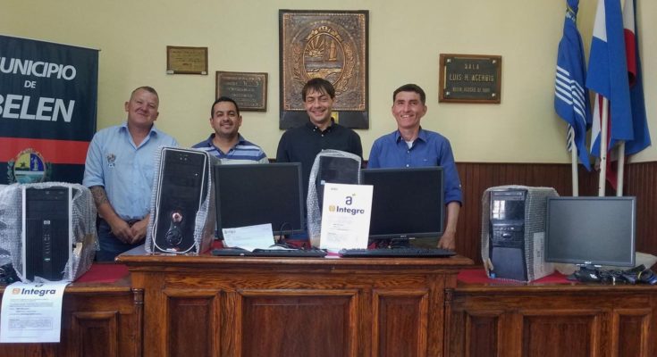 Se realizó la entrega de equipos informáticos al Municipio de Belén