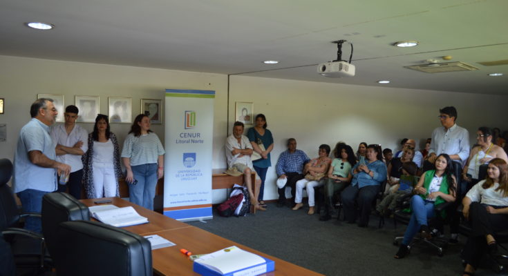 Entrega de títulos en la sede Salto Cenur Litoral Norte de la Universidad de la República