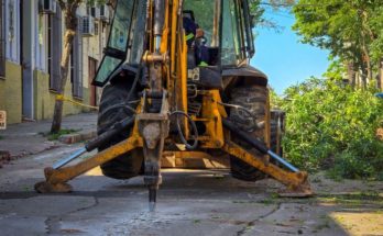 Andrés Lima: Obras y Servicios Públicos realizan mejoras en calle Julio Delgado