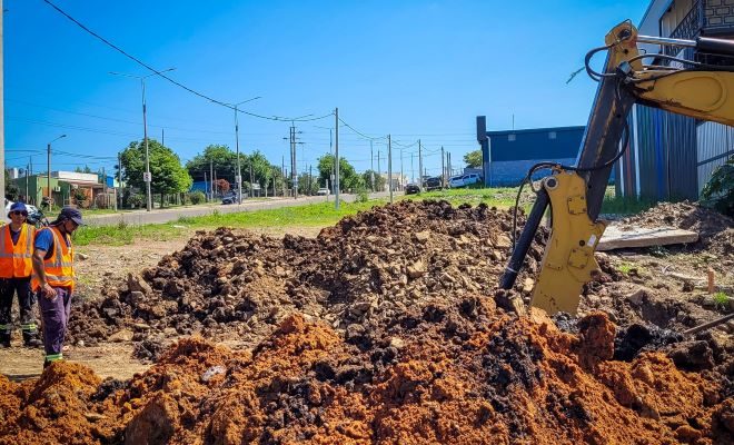 El intendente Andrés Lima anuncia importantes obras hidráulicas en calle Magallanes y zonas aledañas