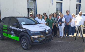 Entregaron un automóvil 0 km al servicio de Cuidados Paliativos Pediátricos y Adultos del Hospital Salto